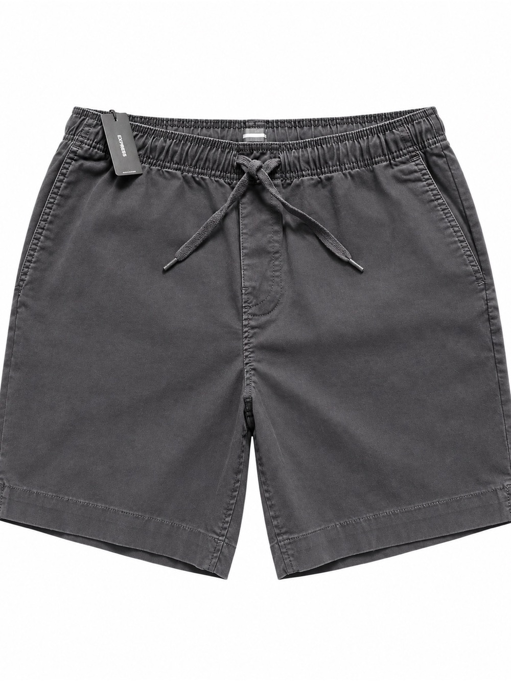 Express Men's Drawstring Shorts - Charcoal Black NWT